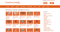 Desktop Screenshot of oranzovestranky.cz